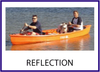 Reflection canoe by Finn